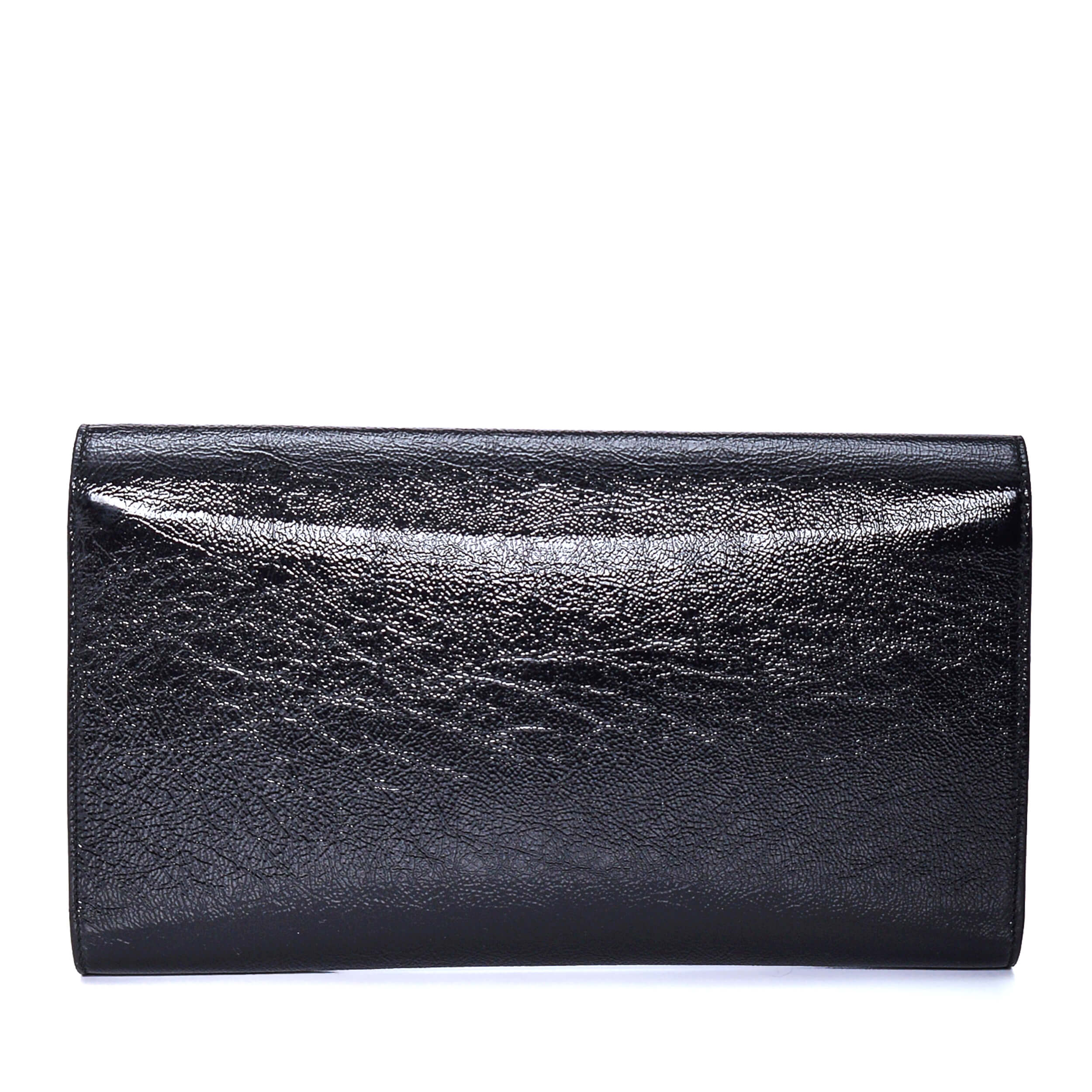 Yves Saint Laurent - Black Patent Leather Belle De Jour Clutch